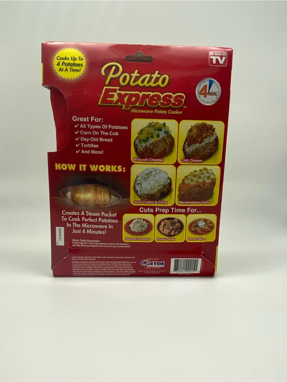 New Potato Express Microwave Potato Cooker - As Seen on TV